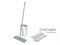 Швабра с отжимным ведром Scratch mop, бежевая, PERFECTO LINEA (отжимное ведро, швабра, 2 сменных насадки из микрофибры.) 11526