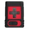 Лазерный уровень QBC RED Basic SET, 10 м, красный луч, батарейки, резьба 1/4" MTX 12231