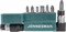 Комплект вставок-бит 1/4"DR, SL4,7, PH1,2,3, PZ1,2, c Г-образным приводом, 8 предметов Jonnesway S08H208S 12318