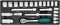 Набор головок торцевых 3/8"DR, 6-22 мм, 25 предметов Jonnesway S04H3125S 12378