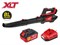 Аккум. воздуходувка WORTEX BB 1218-1 D XLT SET БЕСЩЁТ., 18В, 440-720 м.куб/ч, 92-152 км/ч 12421