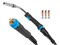 Горелка сварочная MIG MAG WG-36 PRO (5м, 340А) SOLARIS (CO2 - 340A; Ar(Ar+CO2) - 320A; 0.8-1.2мм; ПВ - 60%; 3 метра; М8) 12759