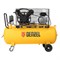 Компрессор воздушный BCV2200/100, ременный привод, 2.2 кВт, 100 литров, 370 л/мин Denzel 4068