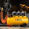 Компрессор безмасляный, малошумный DLS 2250/100, 2250 Вт, 3x750, 100 л, 410 л/мин блок управления/ Denzel 4071