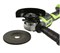 Аккумуляторная угловая шлифовальная машина Greenworks 24V, бесщеточная, c 1хАКБ 4 Ач и ЗУ в сумке 3200207UB 5409