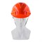 Каска защитная с храповым механизмом, Европласт, оранжевая Сибртех 6535