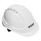 Каска защитная ударопрочная, ABS/PC, плавная регулировка, модель «Форвард» (К-05),белая Denzel 6538