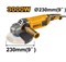 Угловая шлифовальная машина (УШМ) INGCO AG30008 INDUSTRIAL 230 мм 3,0 кВт 6759 - фото 62127