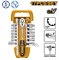 Набор торцевых головок с трещоткой INGCO HKTS12171 INDUSTRIAL 1/2" 10-24 мм 17 шт. 6786 - фото 62183
