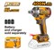 Аккумуляторный бесщеточный ударный гайковерт INGCO CIWLI20401 INDUSTRIAL 20 В 1/2" 400 Нм 6879 - фото 62485