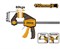Струбцина быстрозажимная INGCO HQBC01601 INDUSTRIAL 63х150 мм 6893 - фото 62515