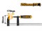 Струбцина столярная INGCO HFC020503 INDUSTRIAL 50х250 мм 6897 - фото 62523