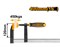 Струбцина столярная INGCO HFC021204 INDUSTRIAL 120х400 мм 6900 - фото 62529