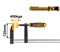 Струбцина столярная INGCO HFC021205 INDUSTRIAL 120х600 мм 6902 - фото 62533