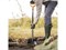 Лопата штыковая с удлиненным лезвием и удлин ручкой FISKARS (черная) 6964