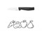 Нож для овощей 9 см Hard Edge Fiskars 7008