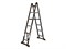 Лестница телескопическая 2-х секц. алюм. 410/820см, 2х10ступ. 28,8кг BLACK LINE STARTUL (ST9932-082) 7247