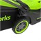 Газонокосилка аккумуляторная Greenworks GD24X2LM411, 2х24V, 41 см, c 2хАКБ 4Ач и ЗУ 8854