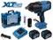 Аккум. ударный гайковерт BULL SC 1810 Xcase, XLTpro, БЕСЩЕТ., 18 В, 1500 Н*м, 3/4", 2х6 А*ч, з/у 6 А (Масса: 3,92 кг;) 6319 - фото 88708