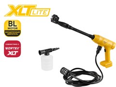 Очиститель высокого давления аккумуляторный MOLOT MPW 1825 XLT Lite SOLO (18 В, БЕСЩЁТ, 25 Бар, 3 л/мин, шланг 5 метров) 10560