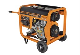 Генератор CARVER PPG- 7000DE дизель LT-186FA, 5,0/5,5кВт, 220В, бак12.5л, э/старт, колеса 9552